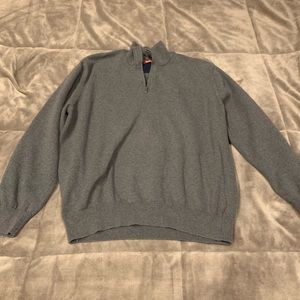Izod Sweater - Quarter ZIP - Large - Like new!